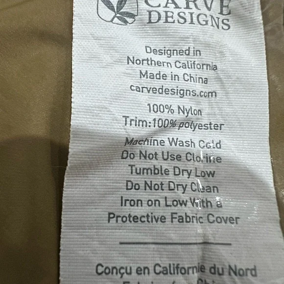 Carve Designs Woman’s Quilted Khaki Jacket - Picture 7 of 7